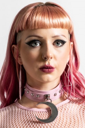 Killstar Lunar Daze Choker [PASTEL PINK] Rosas | 85973-VDZW