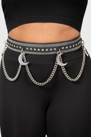 Killstar Luna's Levitation Belt Negros | 30945-SZXM