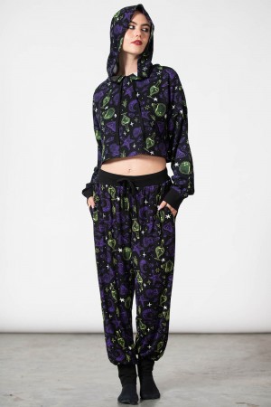 Killstar Magic Elixir Sweatpants Negros | 68214-YZJA