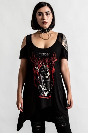 Killstar Magick Penta Top Negros | 19652-JGIR