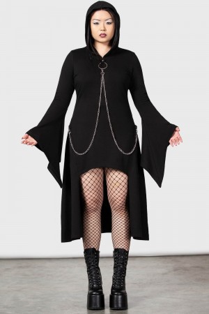 Killstar Malice In Chains Cloak Negros | 63954-ZKYS