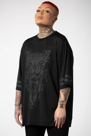 Killstar Mega Meh Mesh Top Negros | 34652-PZOD
