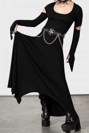 Killstar Morgan Le Fay Vestido Negros | 12653-ESKR