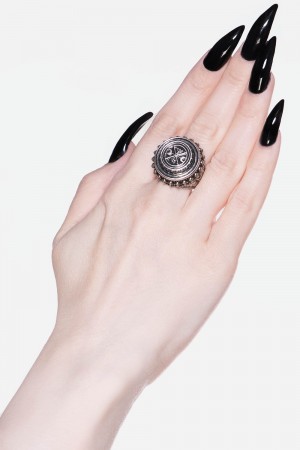Killstar Murmur Ring Plateados | 89246-JPUI