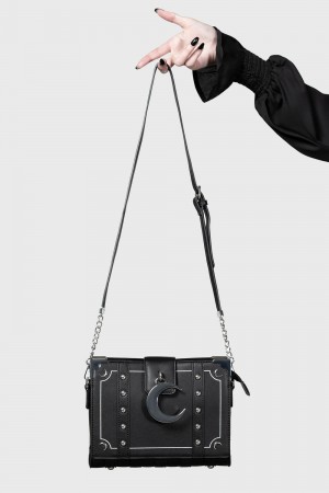 Killstar Myth Handbag Negros | 14352-OGSF