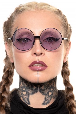 Killstar Nocturnal Daze Sunglasses [LILAC] Lilac | 92863-HPAQ
