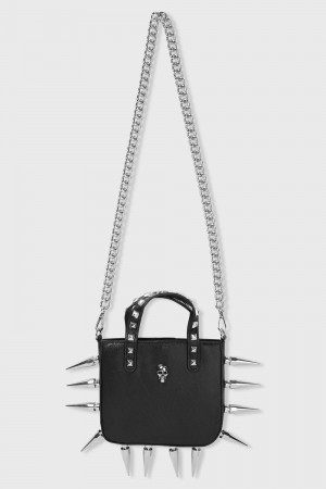 Killstar Off Kilter Handbag Negros | 27063-ZGXD