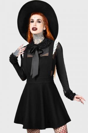 Killstar Oriel Pinafore Negros | 71403-LDHY
