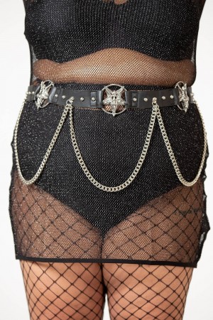 Killstar Our Inner Circle Belt [PLUS] Negros | 76095-NEKC