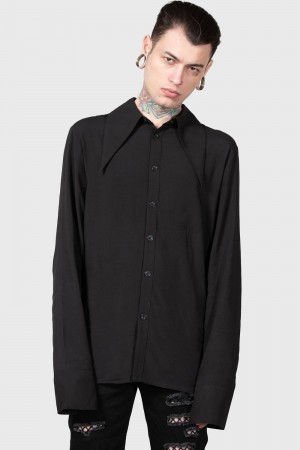 Killstar Paimon Shirt Negros | 87396-LTGZ