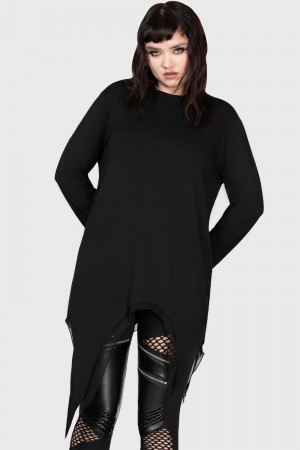 Killstar Parasite Top Negros | 36741-YXDQ