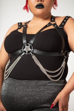 Killstar Party Ghoul Harness [PLUS] Negros | 58426-EVLP