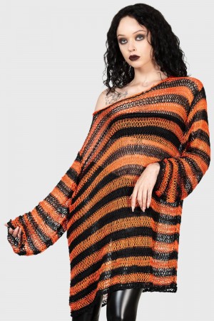 Killstar Pumpkin Patch Sueter Naranjas | 09832-USZR