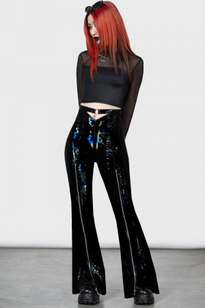 Killstar Rainbow A'Blaze Trousers Rainbow | 87120-CNSL