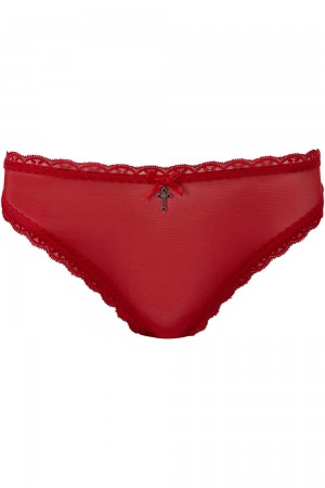 Killstar She Bites Encaje Panty [SCARLET] Rojos | 02986-ZRHN
