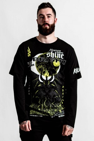 Killstar Shine Bright 2-Layer Top Negros | 38761-VHUE