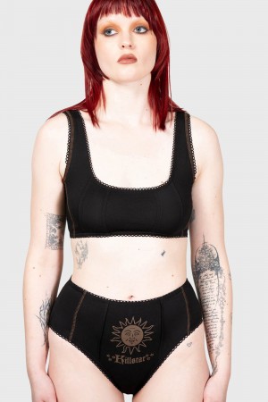 Killstar Solar Solstice Bralet Negros | 53678-PFLM