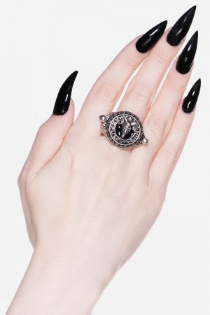 Killstar Solomon's Goetia Ring Plateados | 10389-LRUS