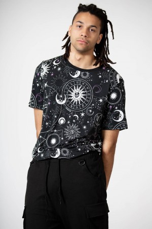 Killstar Solstice T-Shirt Negros | 47139-NASO