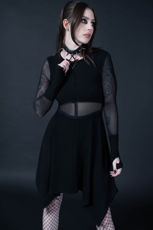 Killstar Sonoran Vestido Negros | 49273-ZMCL