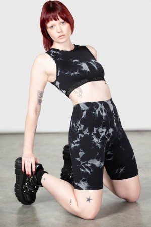 Killstar Striga Shorts Negros | 98701-AHZF