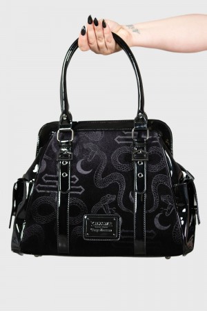 Killstar Time Warp Handbag Negros | 63425-RCMJ