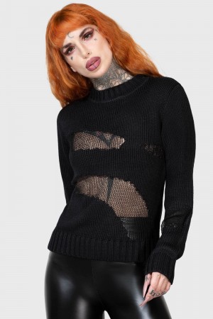 Killstar Torn Apart Sueter Negros | 01463-SXPJ
