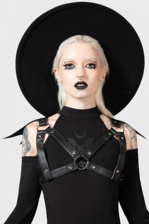 Killstar Totally Bats Harness Negros | 65748-KFDB