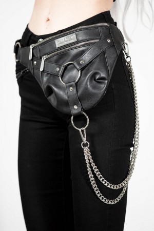 Killstar Unchained Waistbag Negros | 56102-ZWIF