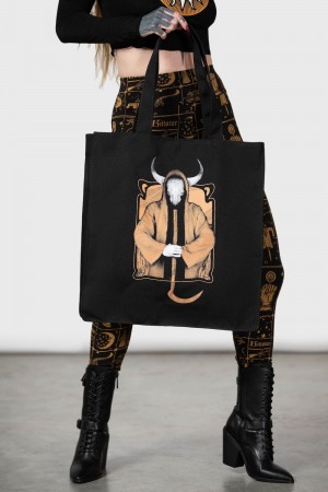 Killstar Warlock Tote Bag Negros | 02856-DEFC