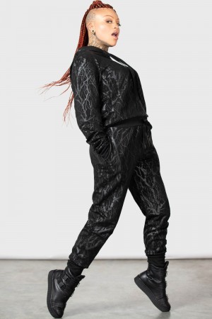 Killstar Wicked Woods Watcher Joggers Negros | 52143-IRLU