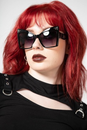Killstar Widows Watch Sunglasses Negros | 87124-JAZR