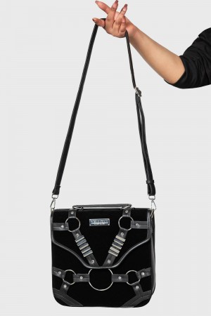 Killstar Witches Of Wicked Messenger Bag Negros | 91407-ZMXJ