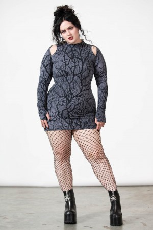 Killstar Witchwood Long Top Negros | 94761-XAWD