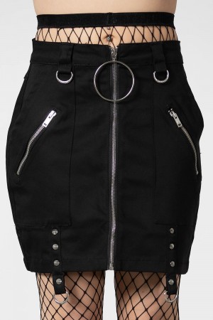 Killstar Ximena Mini Skirt Negros | 48159-ECZH