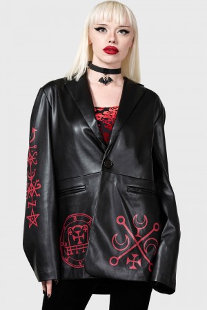Killstar Zepar Jacket Negros | 50289-XWJG