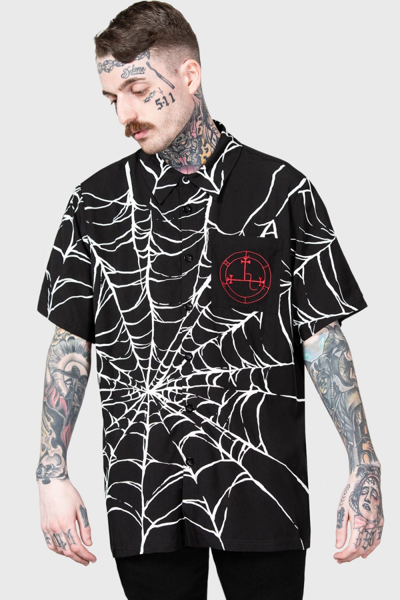 Killstar All Eternity Shirt Negros | 59134-KMVF