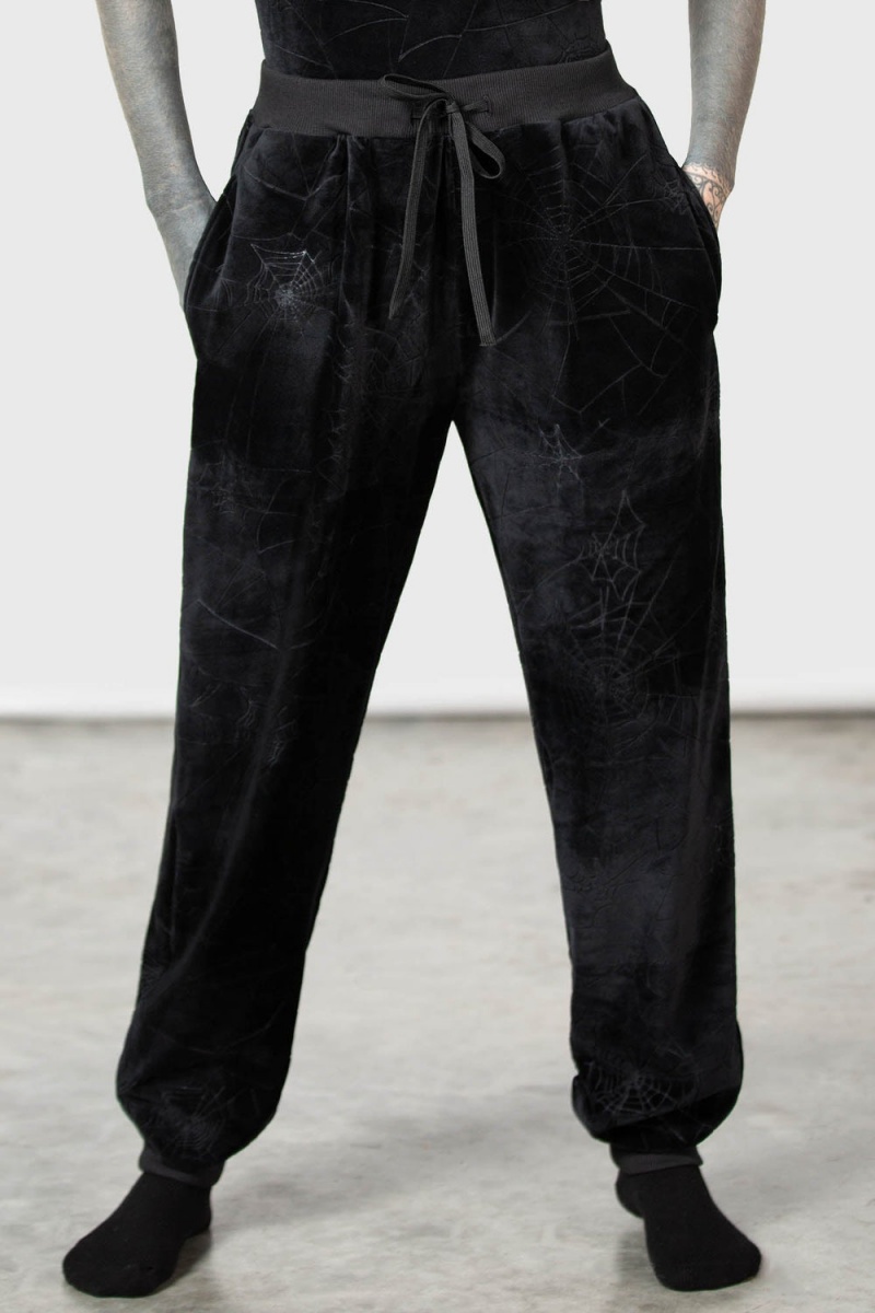 Killstar Arachno Rest Joggers Negros | 14357-HQSM