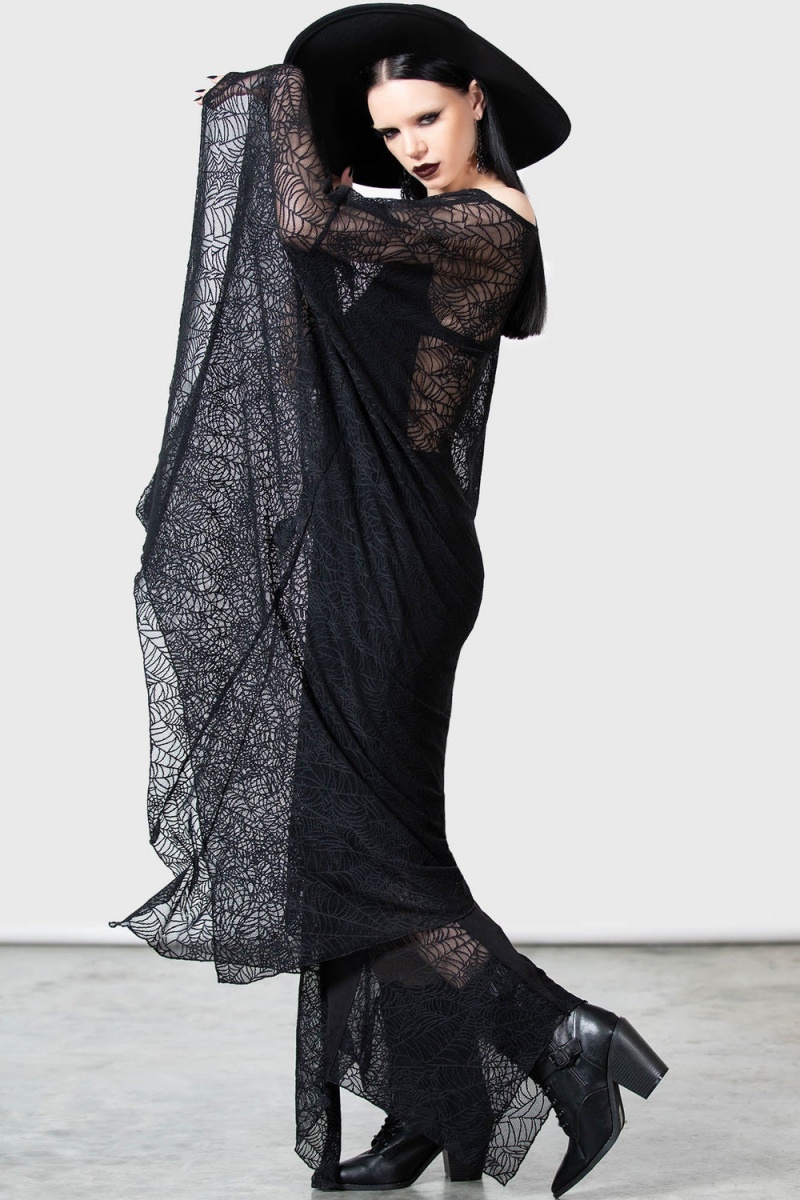 Killstar Arianwen Vestido Negros | 40721-RJML