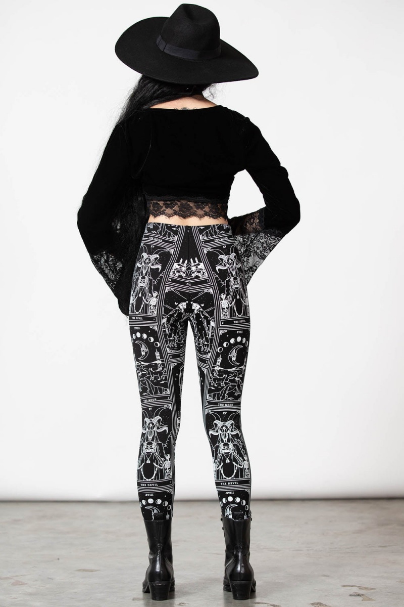 Killstar Artisan Leggings Negros | 12967-OQSW