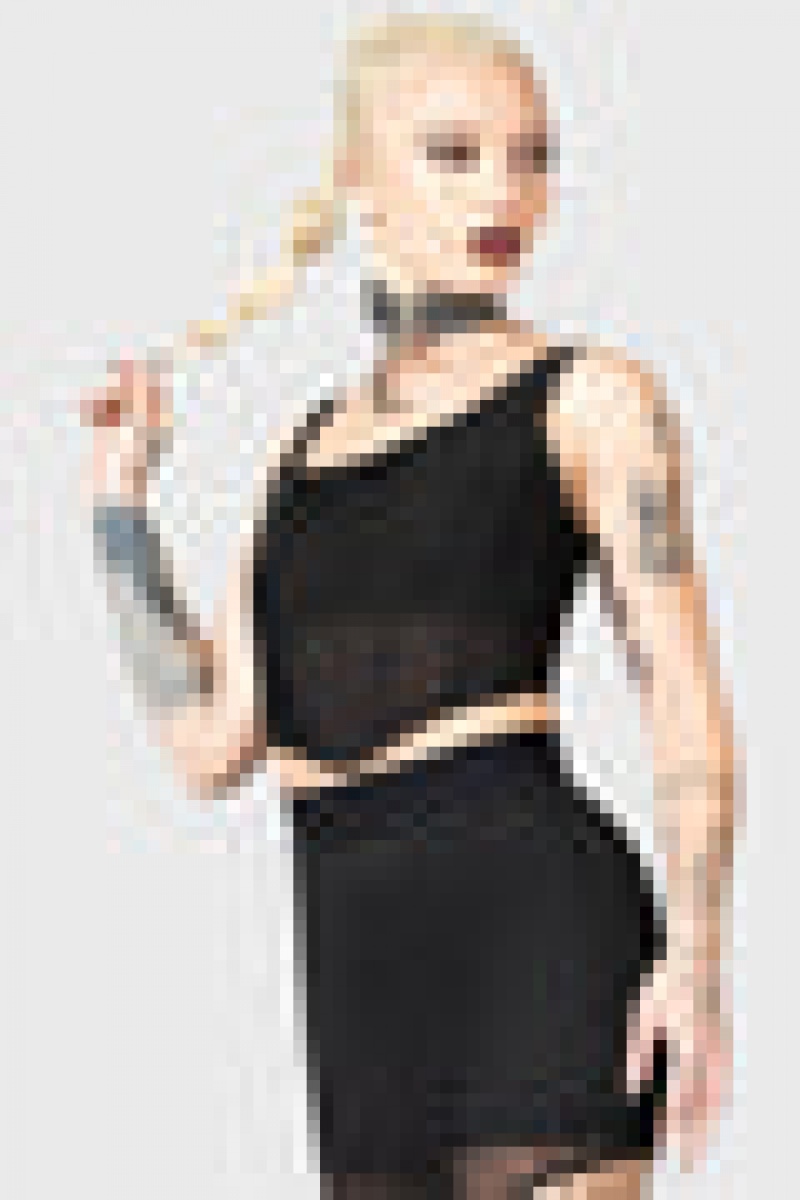 Killstar Asterim Mesh Top Negros | 37948-GLJB