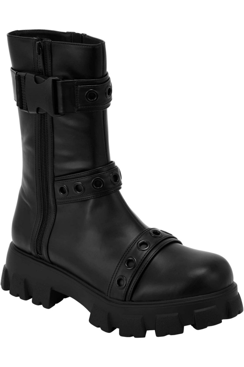 Killstar Astral Ash Boots Negros | 82157-YDZC
