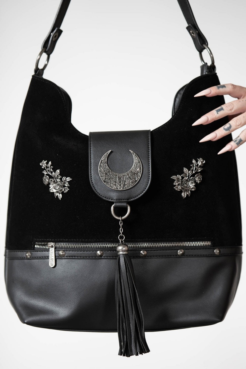 Killstar Astral Aura Handbag Negros | 02419-ZNXM