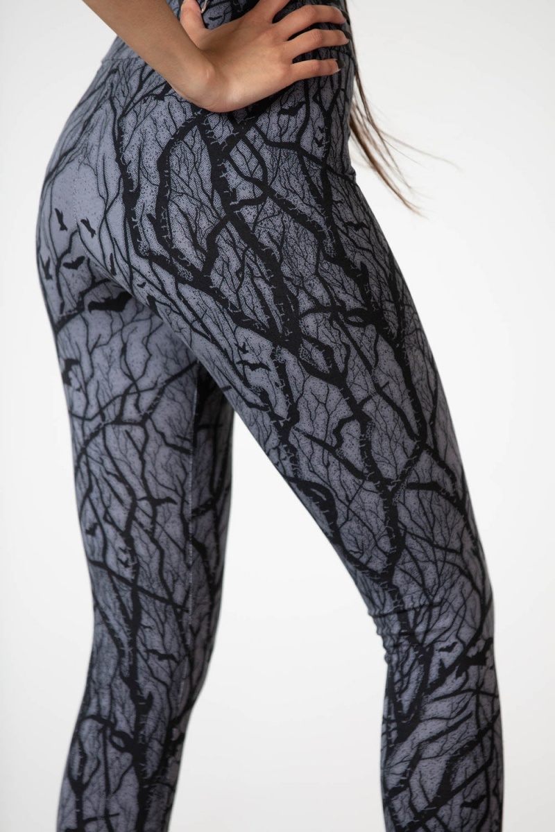 Killstar Astral Night Leggings Negros | 05182-VBEC