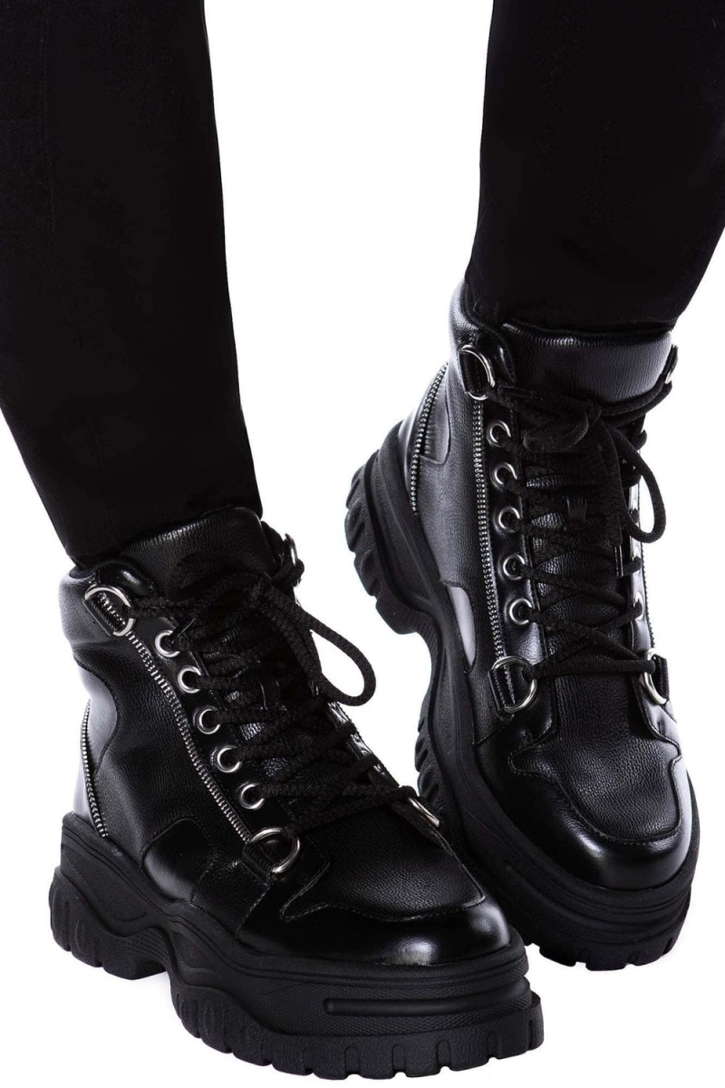 Killstar Atrocity Boots Negros | 58794-PMQE