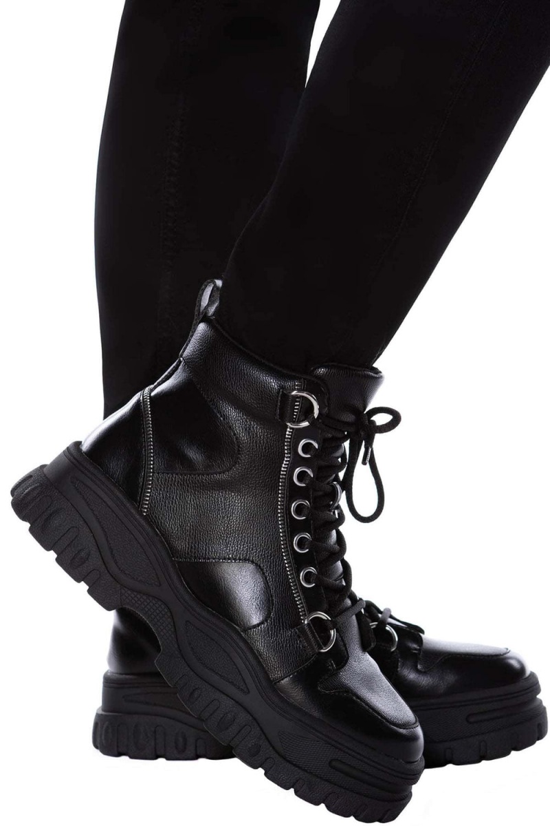 Killstar Atrocity Boots Negros | 58794-PMQE
