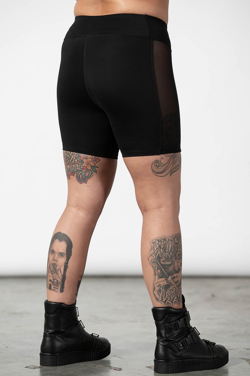 Killstar Bad Dream Shorts Negros | 53491-AUKF