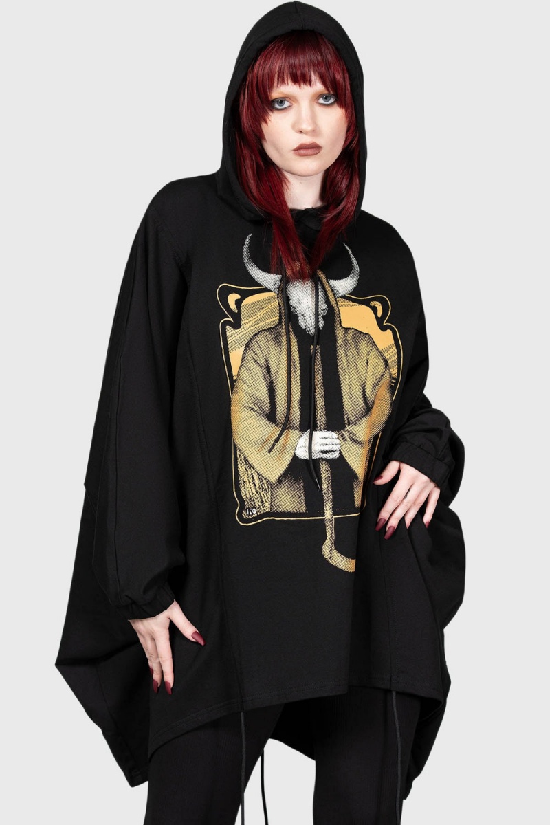 Killstar Bad Omens Hoodie Negros | 38751-JIWX