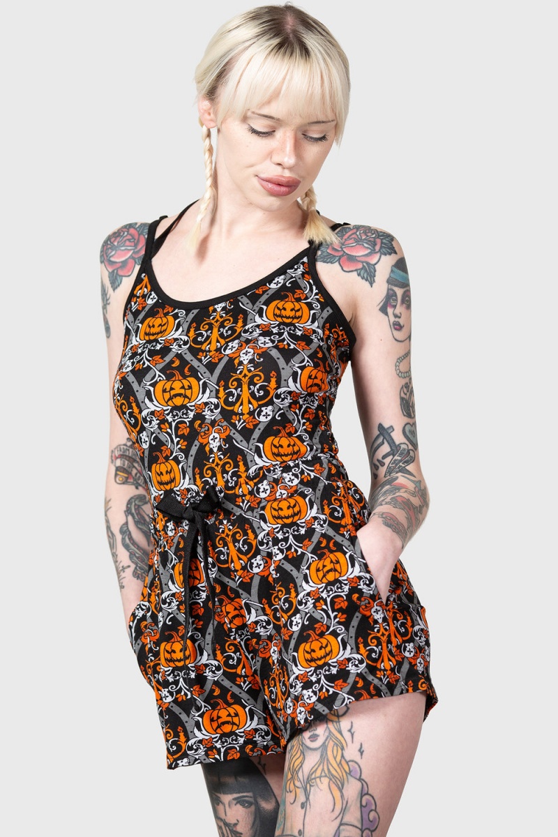 Killstar Barn Mouse Cami Top Negros | 48036-NQDW