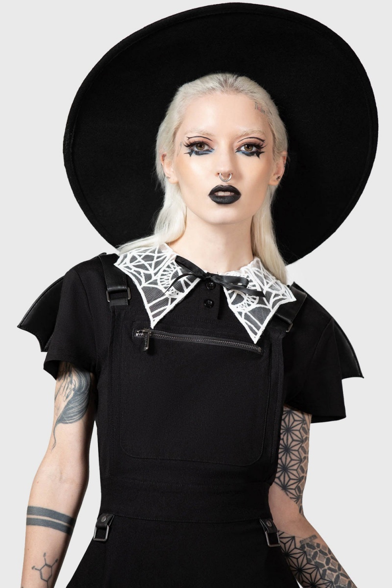 Killstar Bat Dreams Vestido Negros | 18576-WIMU